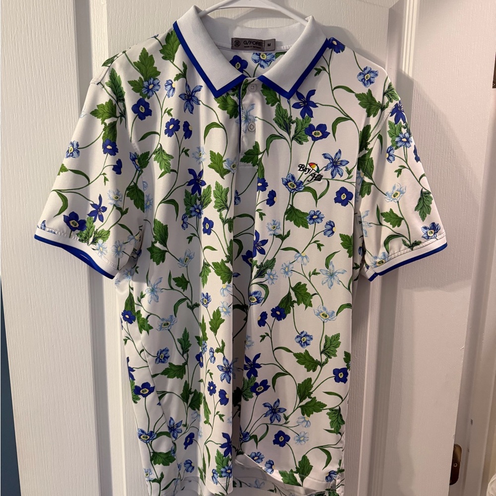 G/Fore Floral Blue and Green Men's Shirt